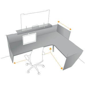 Conception sur-mesure, borne d'accueil ergonomique