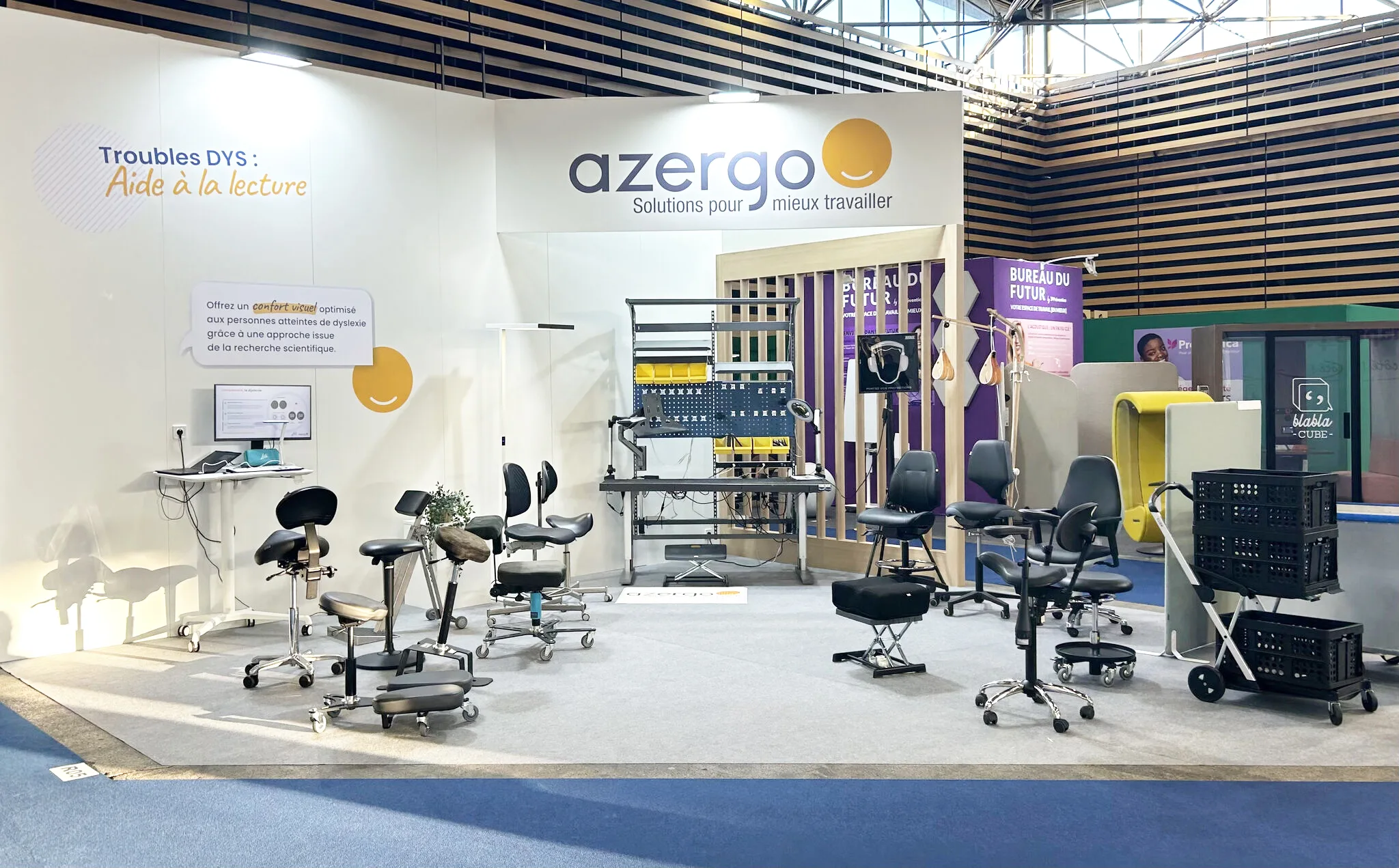 Stand R05 : environnement industriel et gamme dyslexie