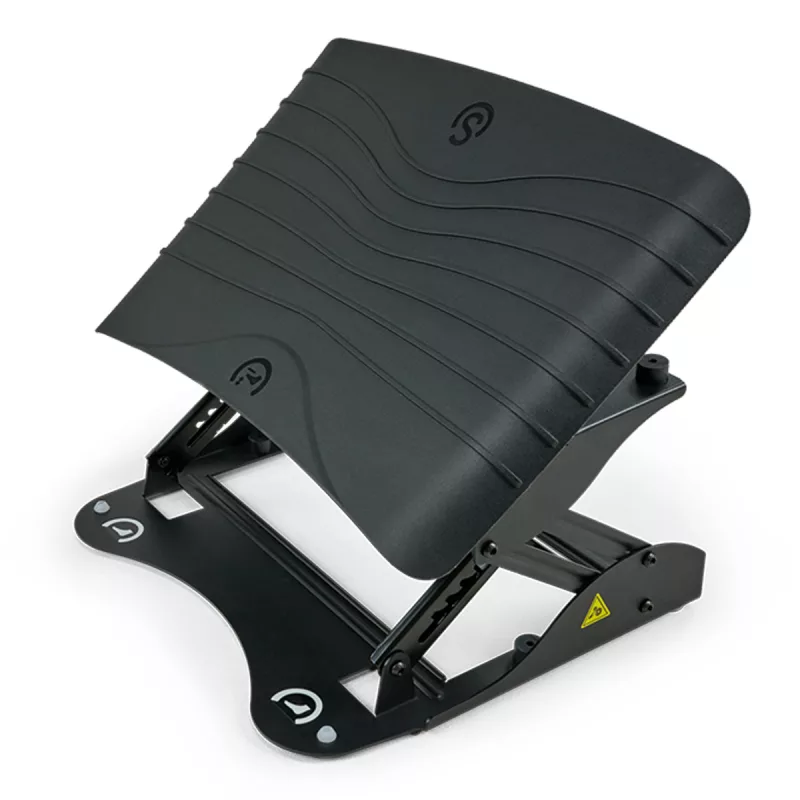 Repose-pieds Atlantic réglable en hauteur et inclinaison, avec structure en acier et surface ergonomique
