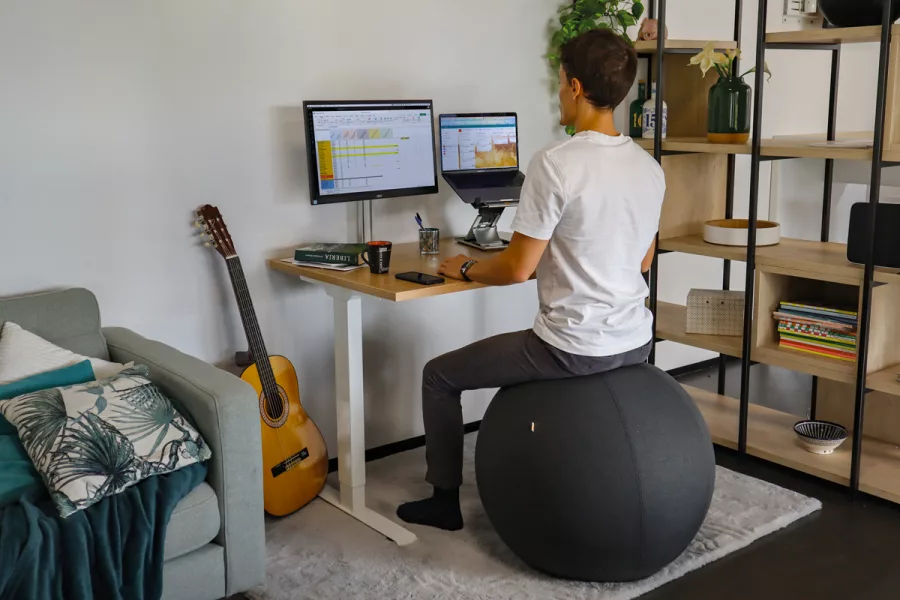 Ballon ergonomique Tao - Tonifie dos et abdominaux - Assise dynamique au bureau