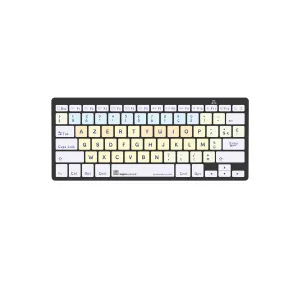 Clavier Dyslexie pour IOS Mini Bluetooth compact avec touches codées couleur et police Dyslexie®