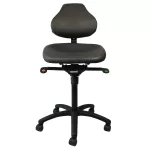 Semisitting ergonomic chair for back and leg pain