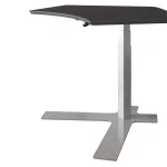 Delta electric single-leg desk - freestanding or wall-mounted