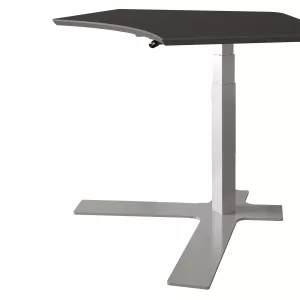 Bureau mono-pied électrique Delta - autoportant ou fixé au mur