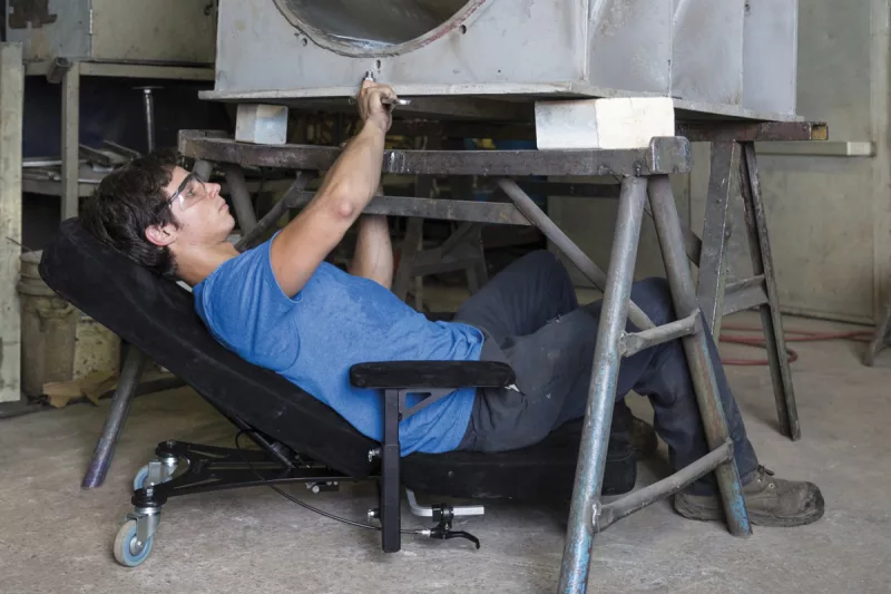 Siège ergonomique Flex 2 - Industrie - position couchée - travail au sol