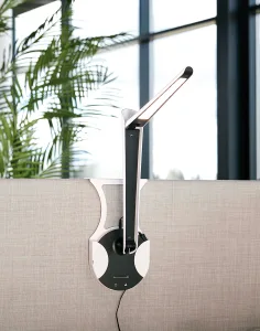 Éclairage d'appoint lampe Tulip pour poste de travail bureautique