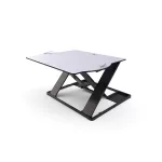 Oploft platform for sit-stand computer workstations