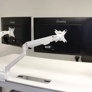 Bras pour 2 écrans ordinateur Vibe - Limite mal au dos, épaules et nuque