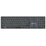 Clavier Dyslexie TITAN pour Windows rétroéclairé gris, sans fil Bluetooth, avec police Dyslexie®