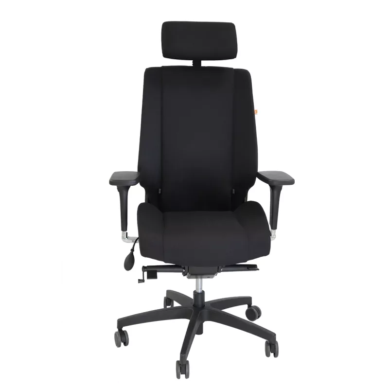 Fauteuil de bureau ergonomique Astor pour personnes grandes avec forte corpulence