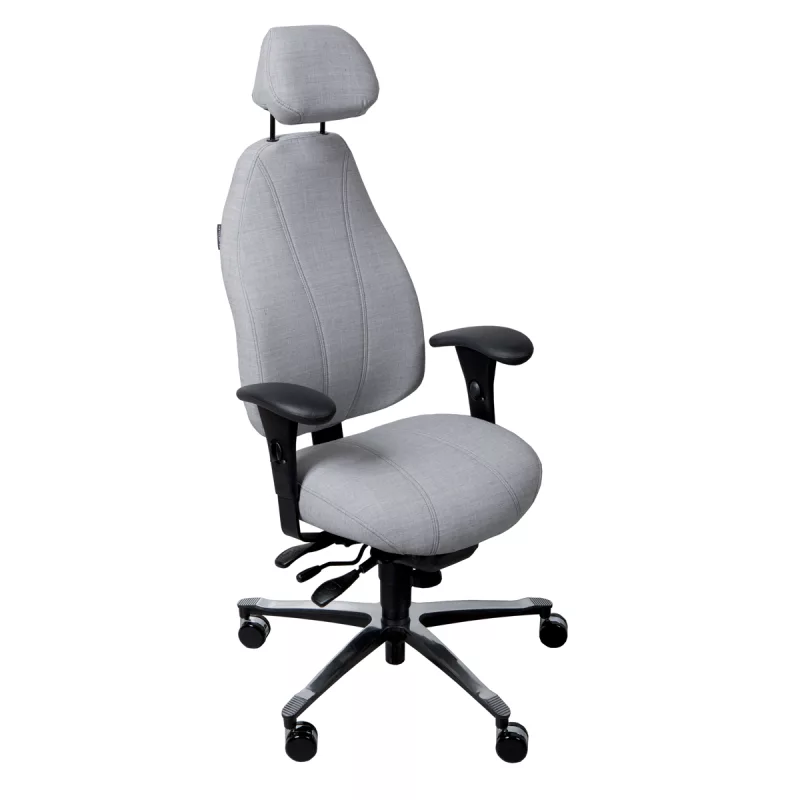 Chaise de bureau haut de gamme T4000 - Réglages ergonomiques - Assise et dossier confortable