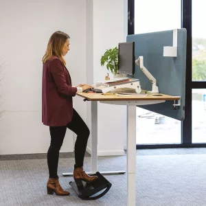 Repose pieds ergonomique et dynamique Dopio - Prévenir les douleurs et engourdissements aux jambes - Matériel de bureau pour votre confort