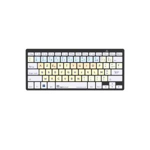 Clavier Dyslexie pour Windows Mini Bluetooth compact avec touches codées couleur et police Dyslexie®