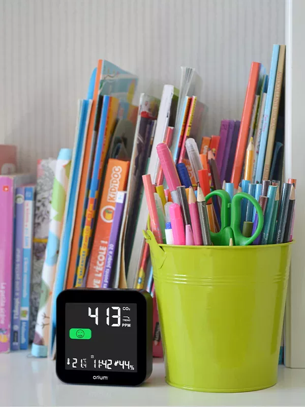 Qualité de l'air intérieur - Écoles - Capteurs de CO2 Azergo