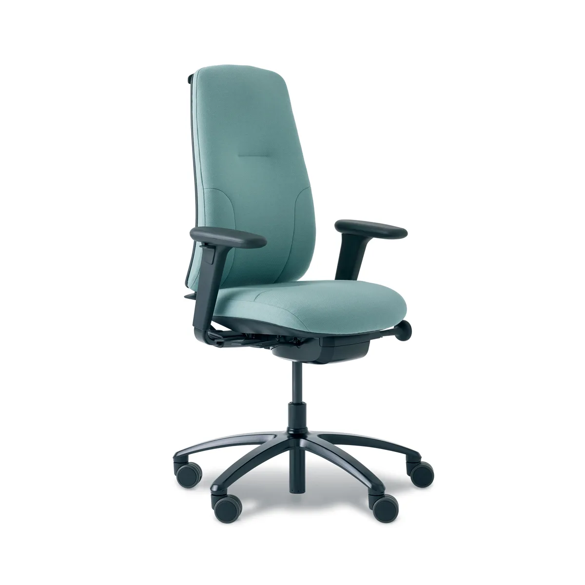 0422216d4431cf0d1913e46360279d3298cdbb83_New_Logic_bleu_dossier_haut_72dpi_1200x1200.jpg Fauteuil ergonomique New Logic pour toutes les morphologies - Nombreux réglages