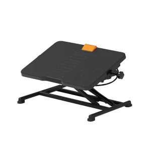 Repose-pieds RPE250 réglable en hauteur et inclinaison, modèle fixe ou dynamique pour améliorer le confort au travail.