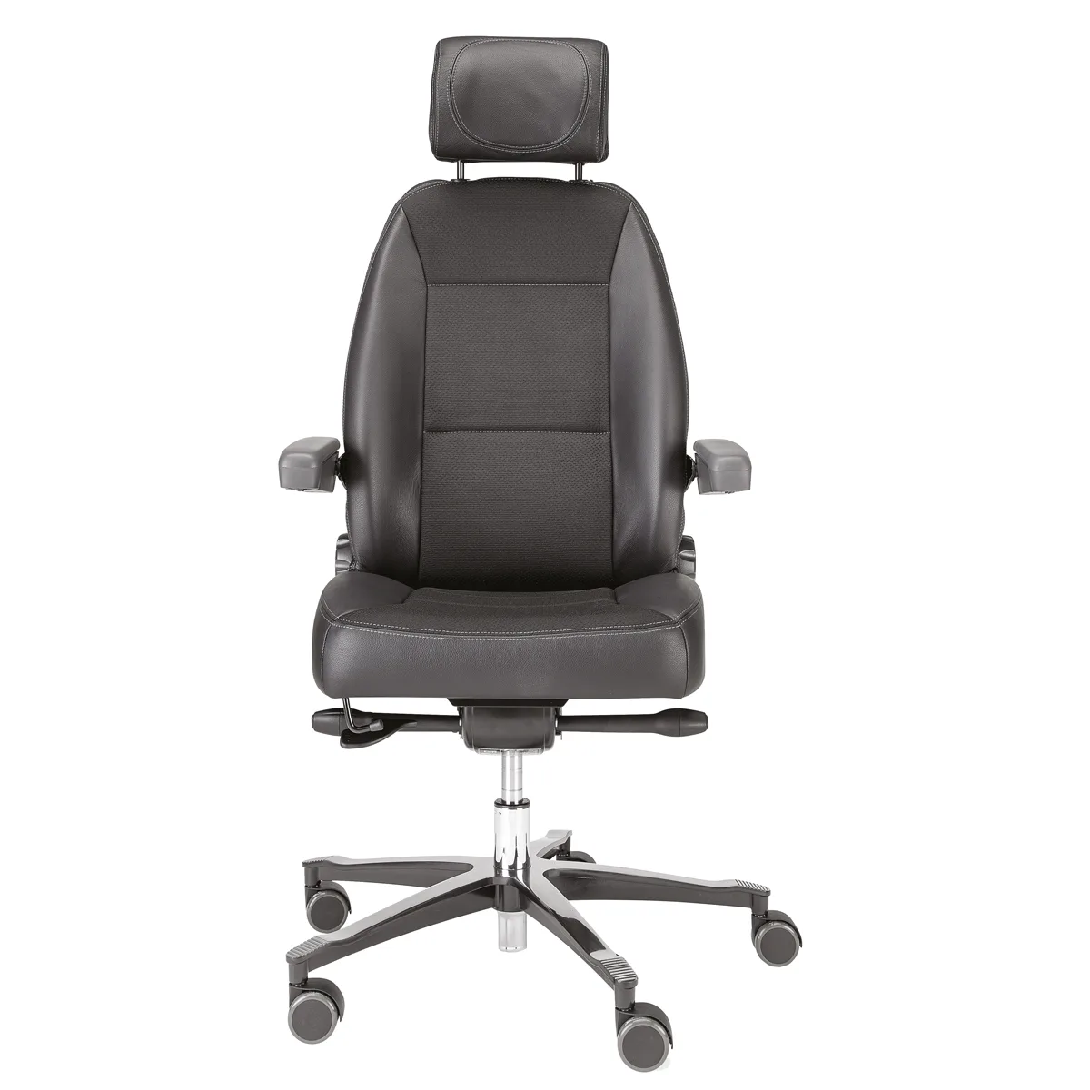 b949f223172d0682c7b3775174c58b6a911f677c_Throna_face_1200x1200.jpg Fauteuil de bureau confortable pour le dos - Siège 24h/24 Throna 24