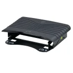 Repose-pieds Atlantic noir, réglable en hauteur et inclinaison